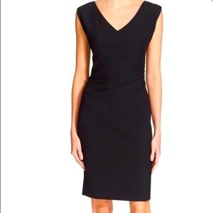 Diane Von Furstenberg black sheath dress